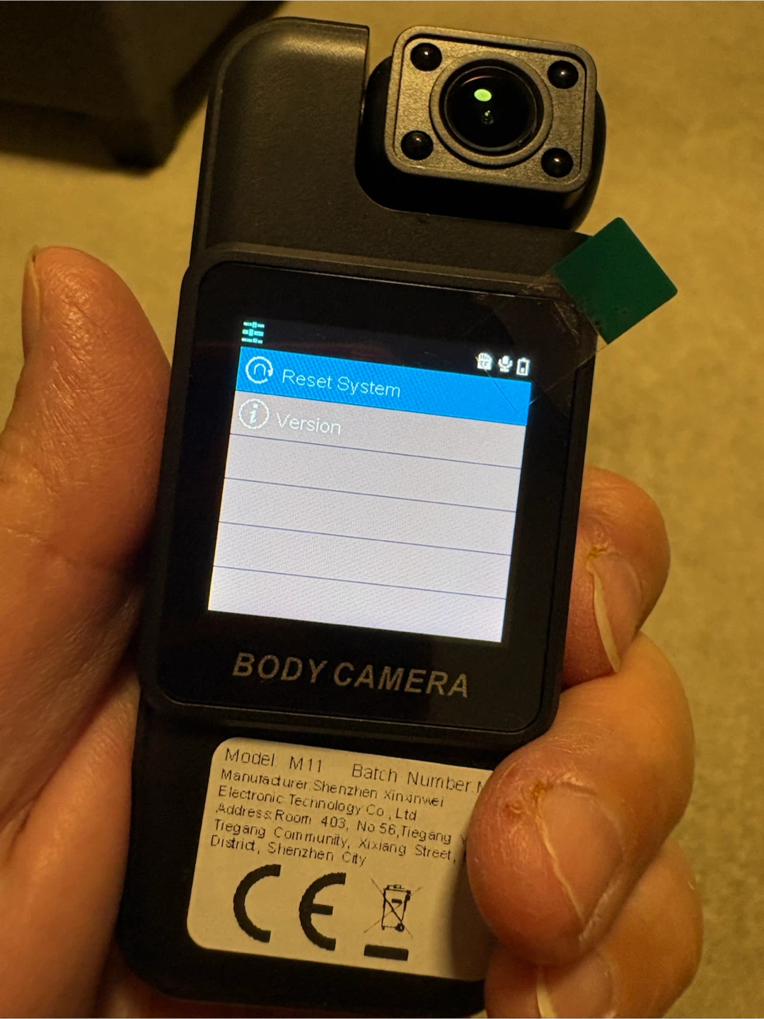 M11 1080P HD Body Camera - photo 5