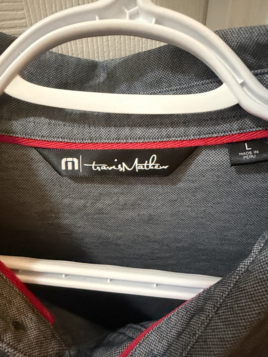 Travis Mathew Polo Shirt - Grey - Size L - photo 2