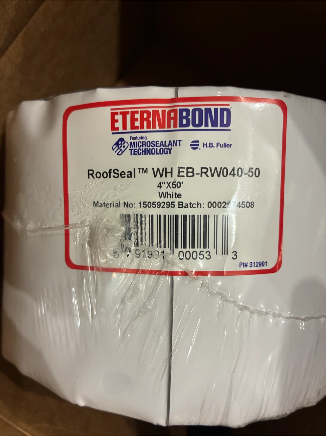 EternaBond RoofSeal White 4" x 50' Commercial - photo 5