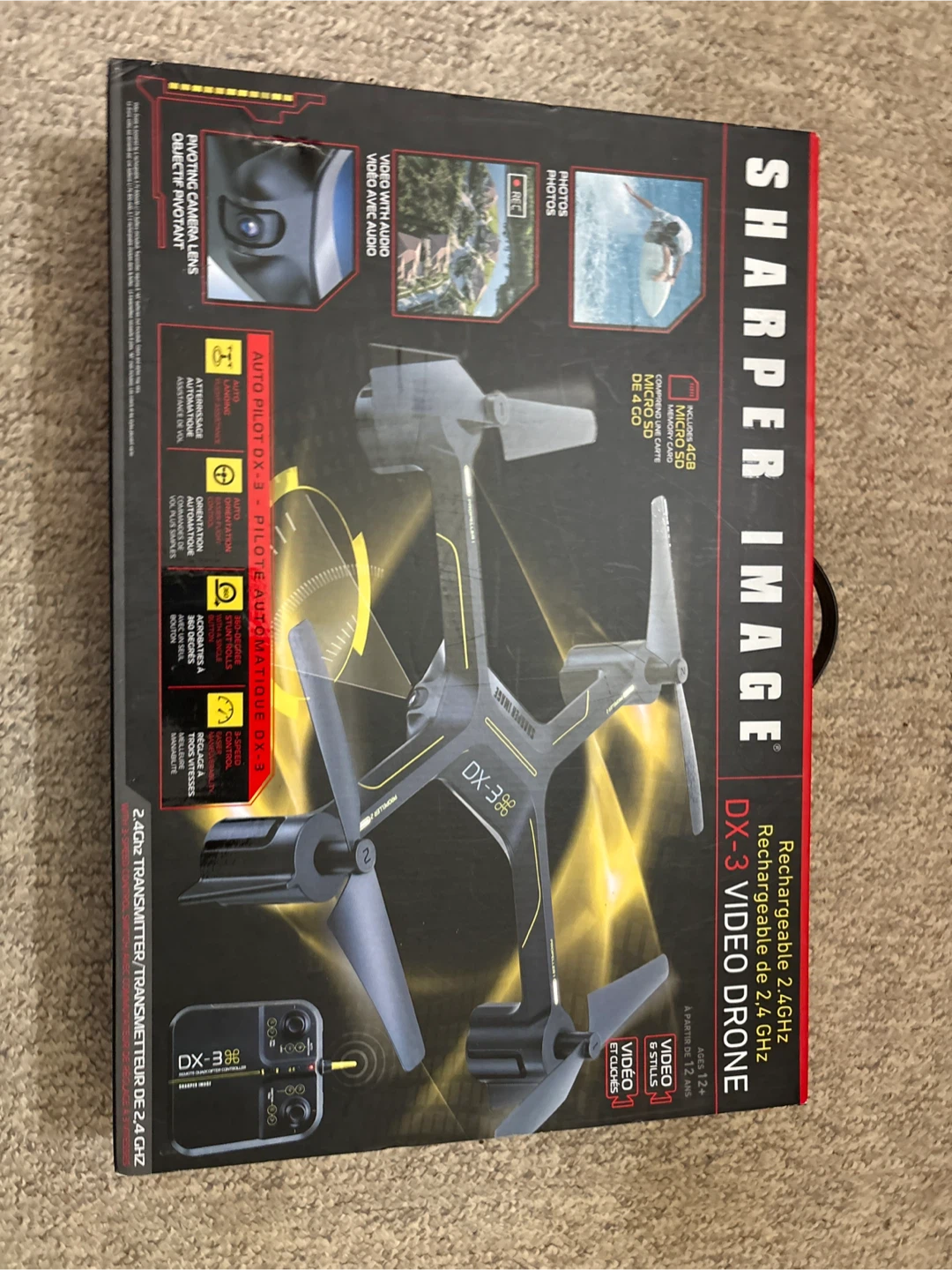 Sharper Image DX-3 Video Drone