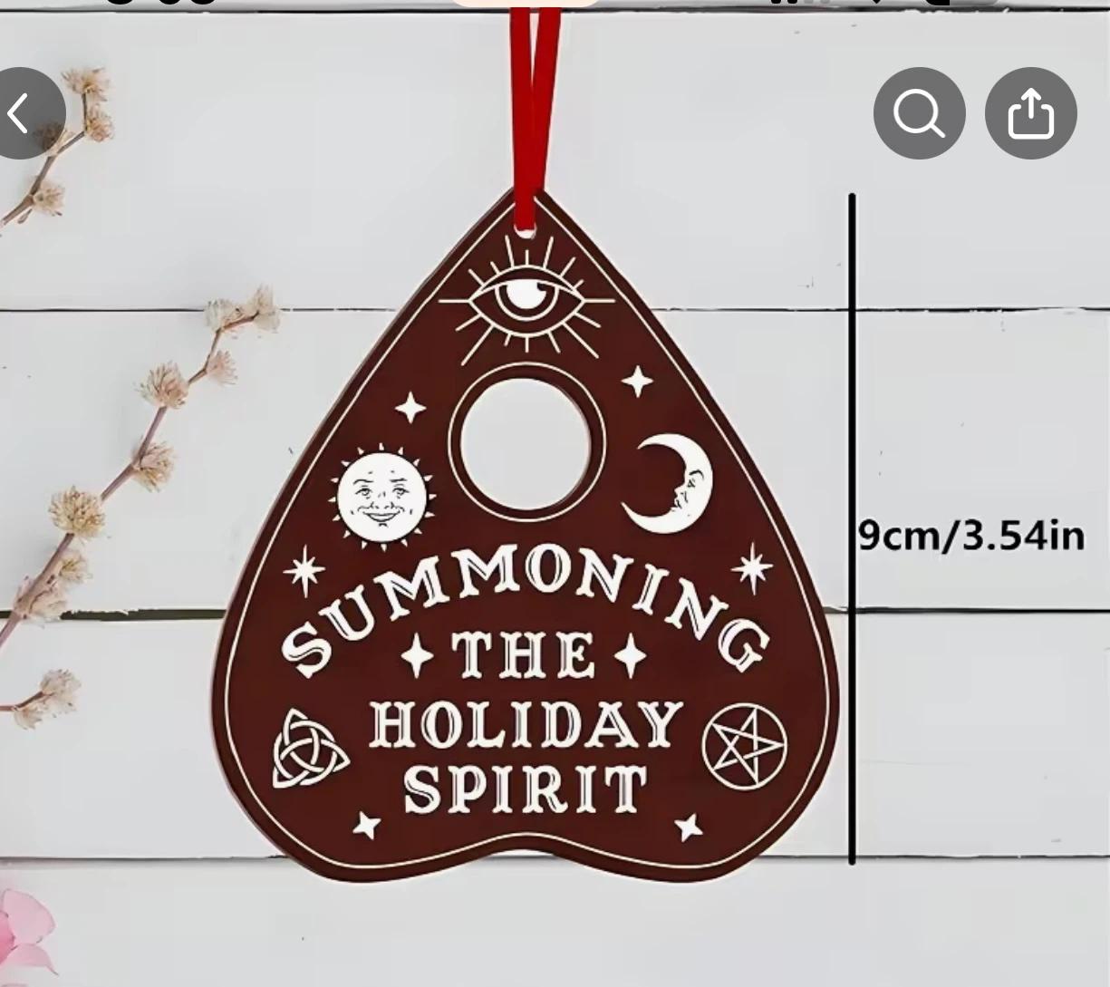 2D Christmas ornament, summoning the Holiday Spirit” - photo 2