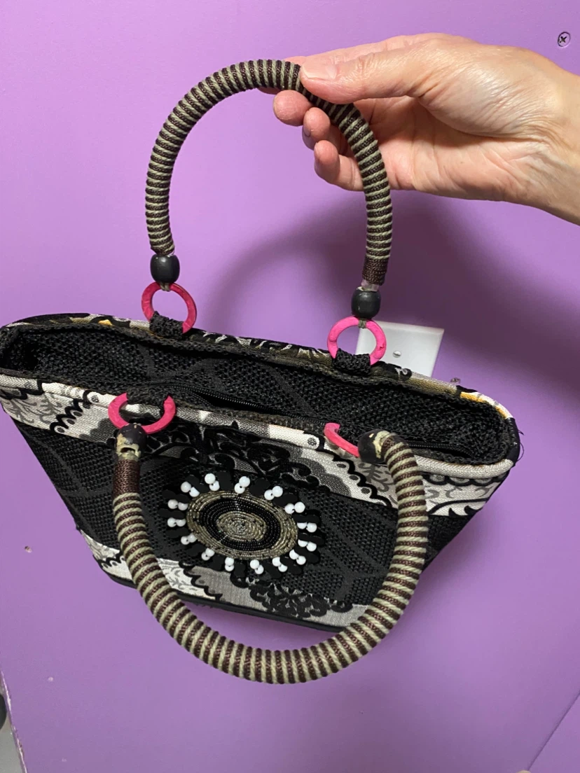 Beaded Handle Handbag - photo 3