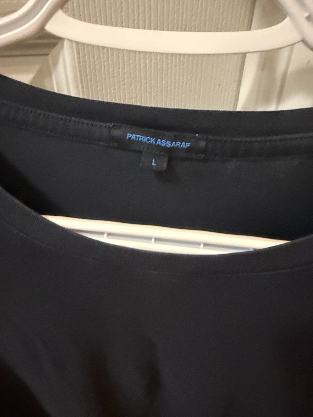 Patrick Assaraf Black T-Shirt - Size L - photo 2
