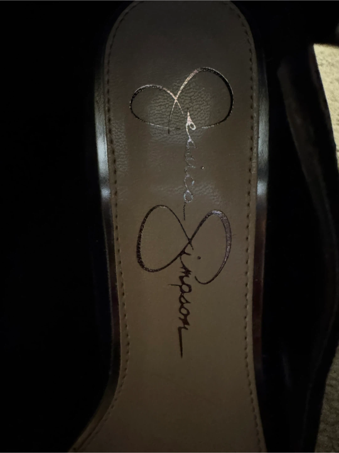 Jessica Simpson Black Heels Size 7.5