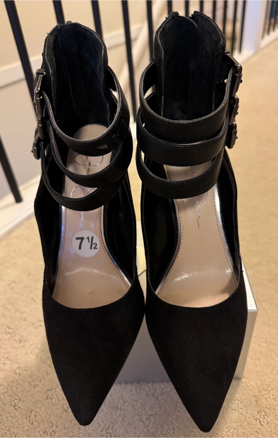 Jessica Simpson Black Heels Size 7.5 - photo 4