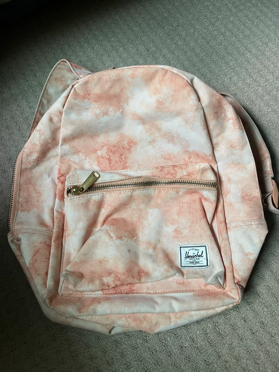 Herschel Supply Co. Backpack - Pink Marble Tie-Dye