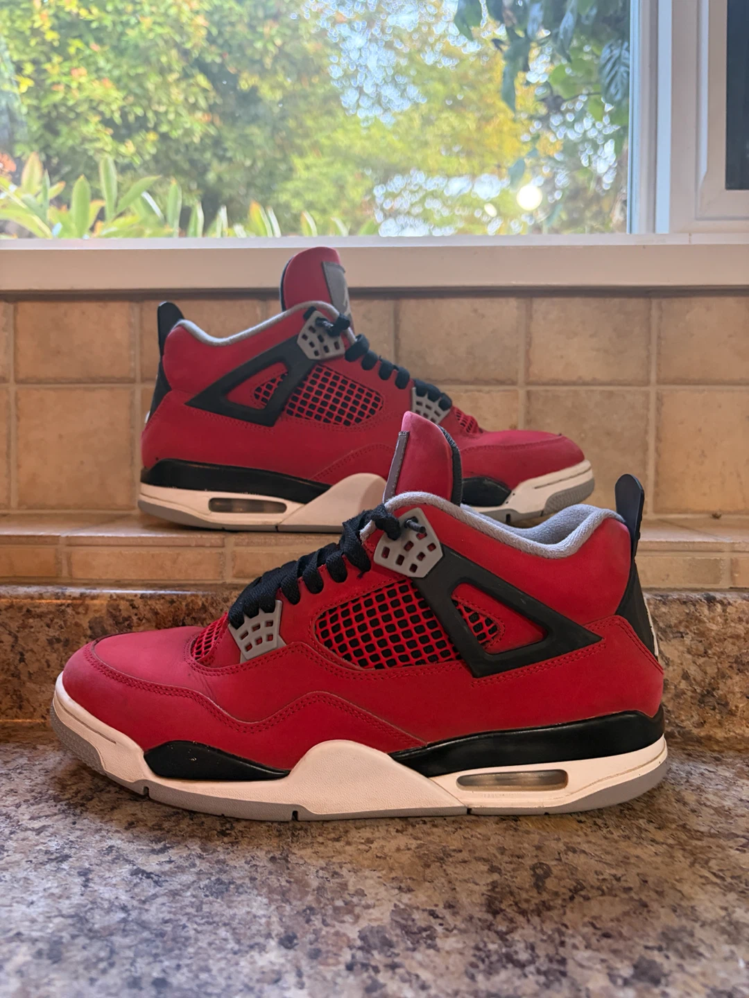 Jordan 4 Red Sneakers