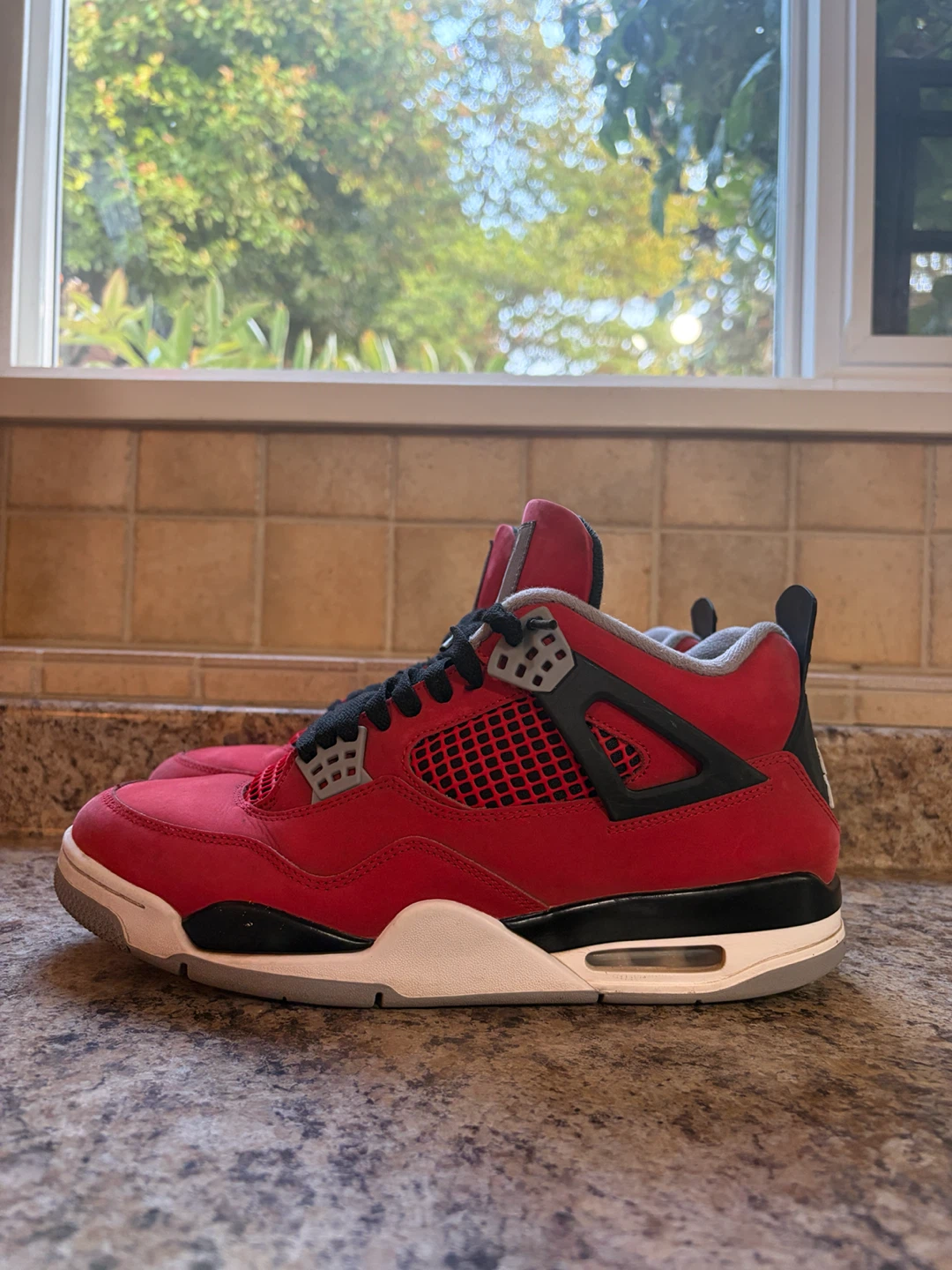 Jordan 4 Red Sneakers - photo 2