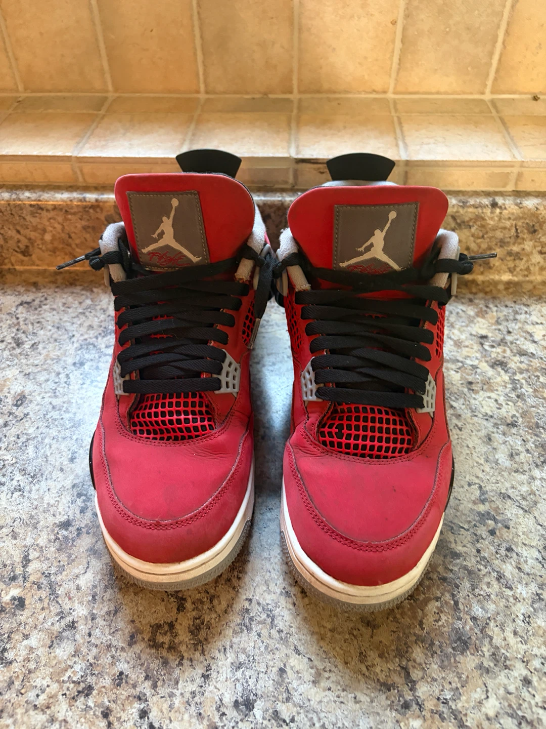 Jordan 4 Red Sneakers - photo 3
