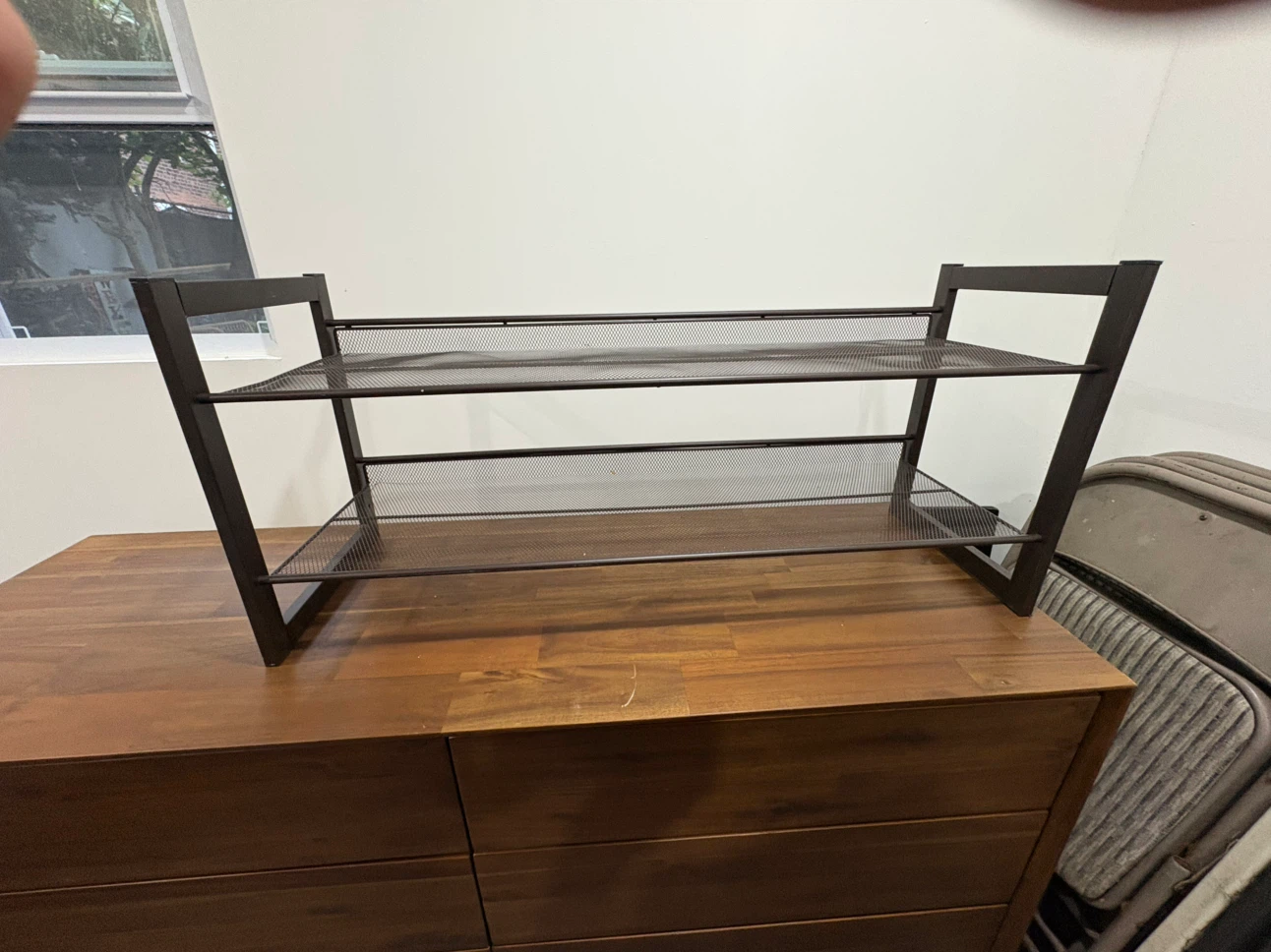 2-Tier Mesh Shoe Rack - photo 2