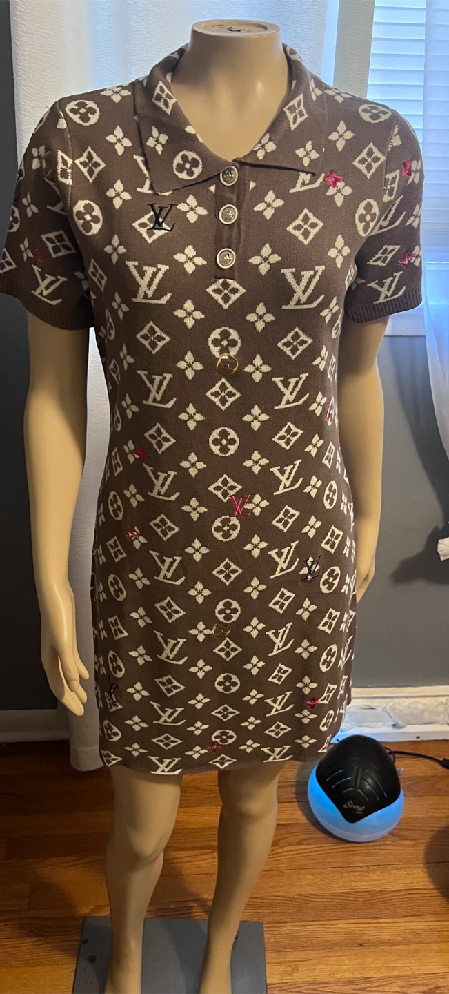 Louis Vuitton Monogram Knit Polo Dress - photo 2