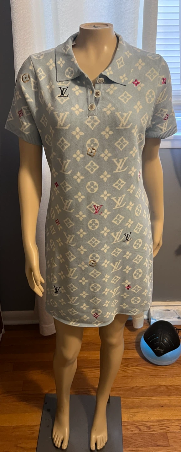 Louis Vuitton Monogram Knit Polo Dress - photo 3
