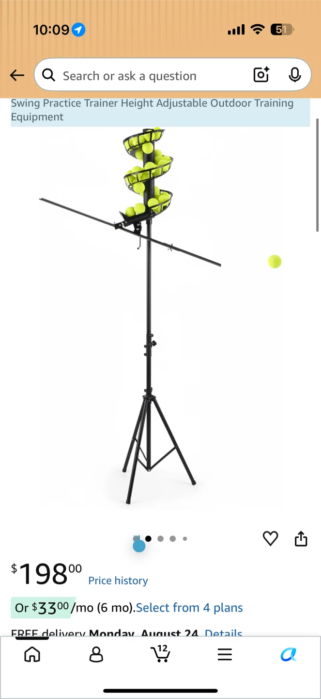 Adjustable Portable Tennis Ball Launcher - photo 4