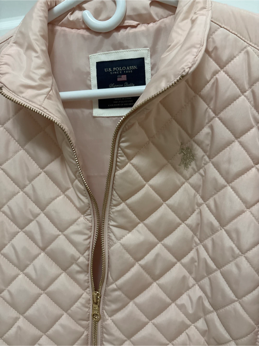 U.S. Polo Assn. Quilted Jacket - Pink