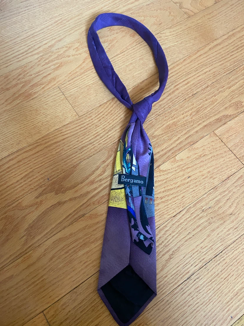Bergamo Batman & Catwoman Silk Tie btas - photo 3