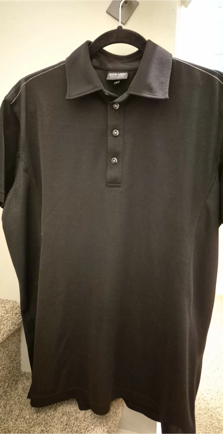 Galvin Green Black Golf Polo Shirt - photo 2