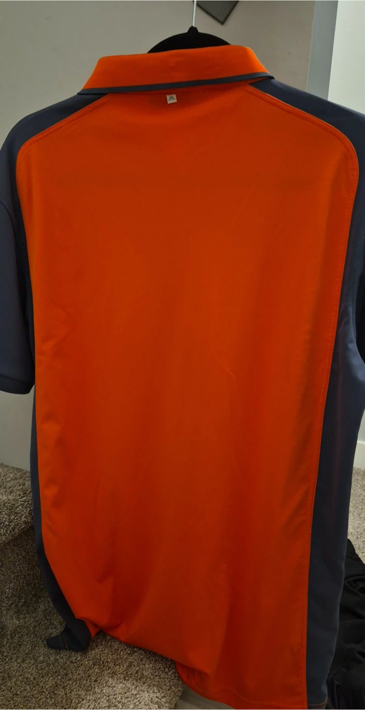 J. Lindeberg Golf Polo Shirt XL Orange - photo 3