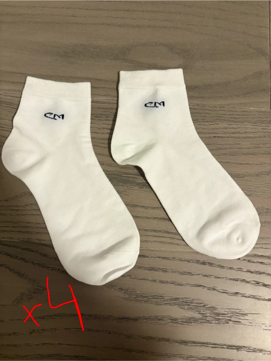 White Crew Socks with Bow Detail (Set of 20) - photo 3