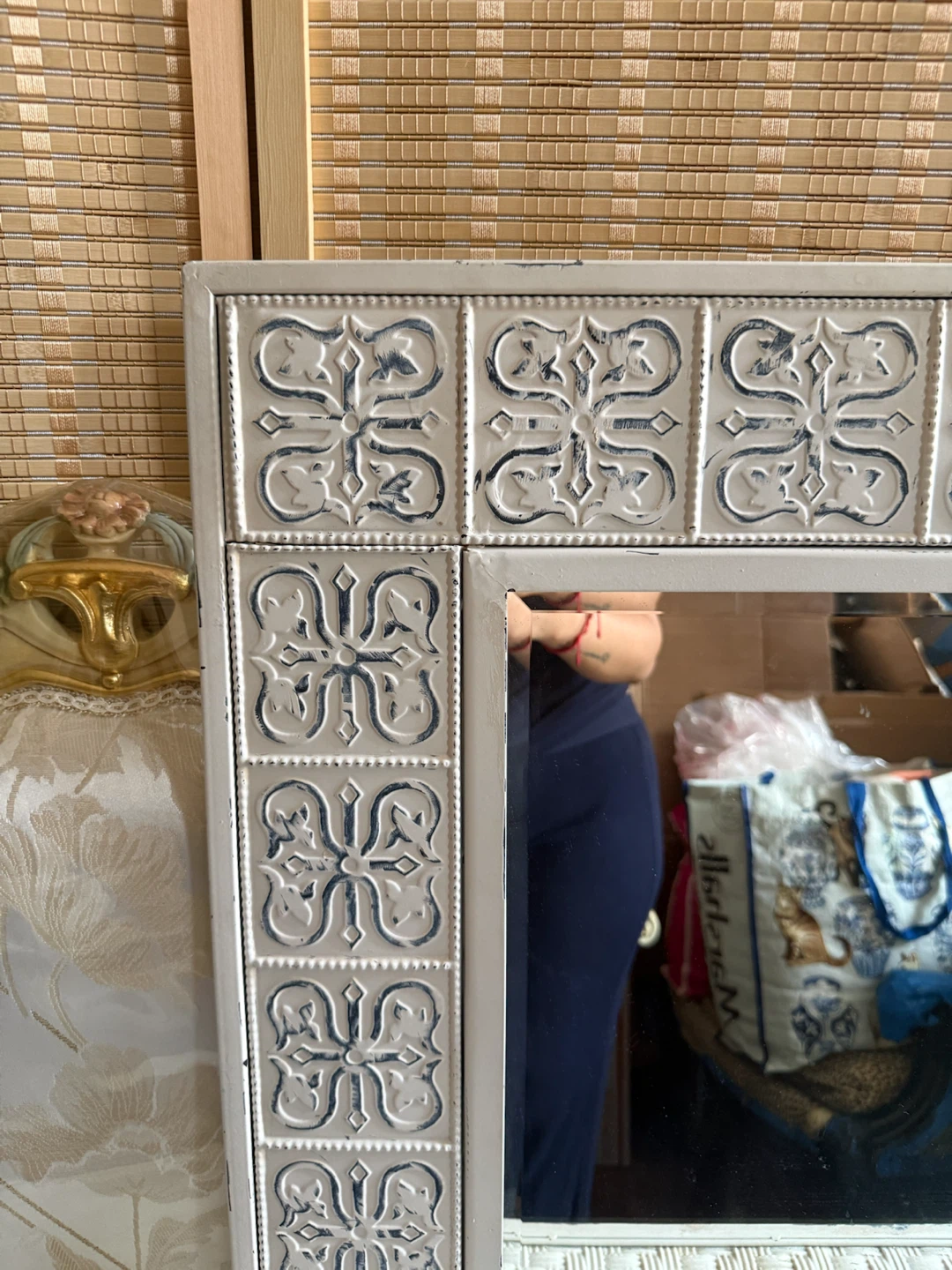 Decorative Wall Mirror with Drawer Storage - photo 2
