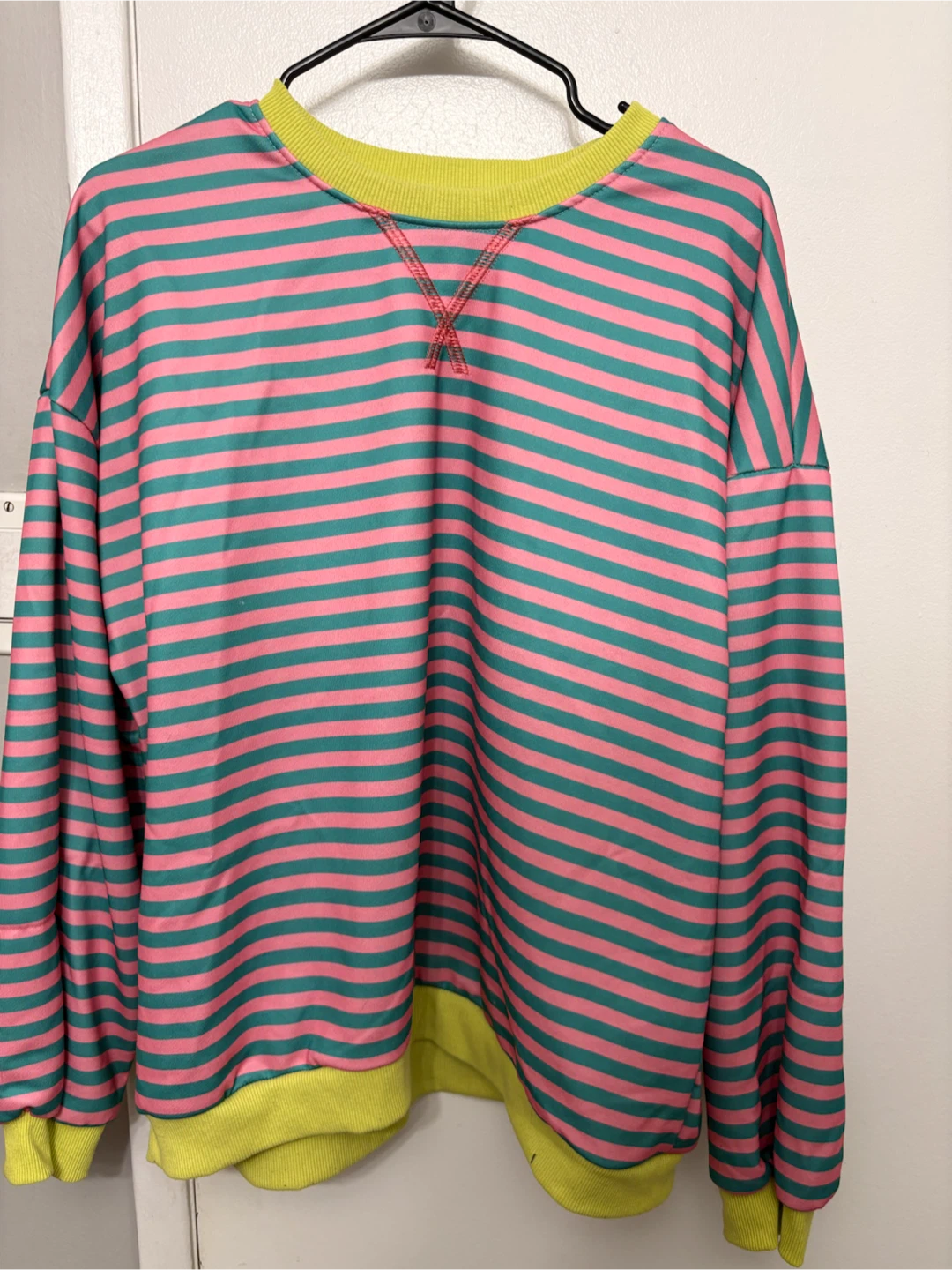 Striped Crewneck Sweatshirt