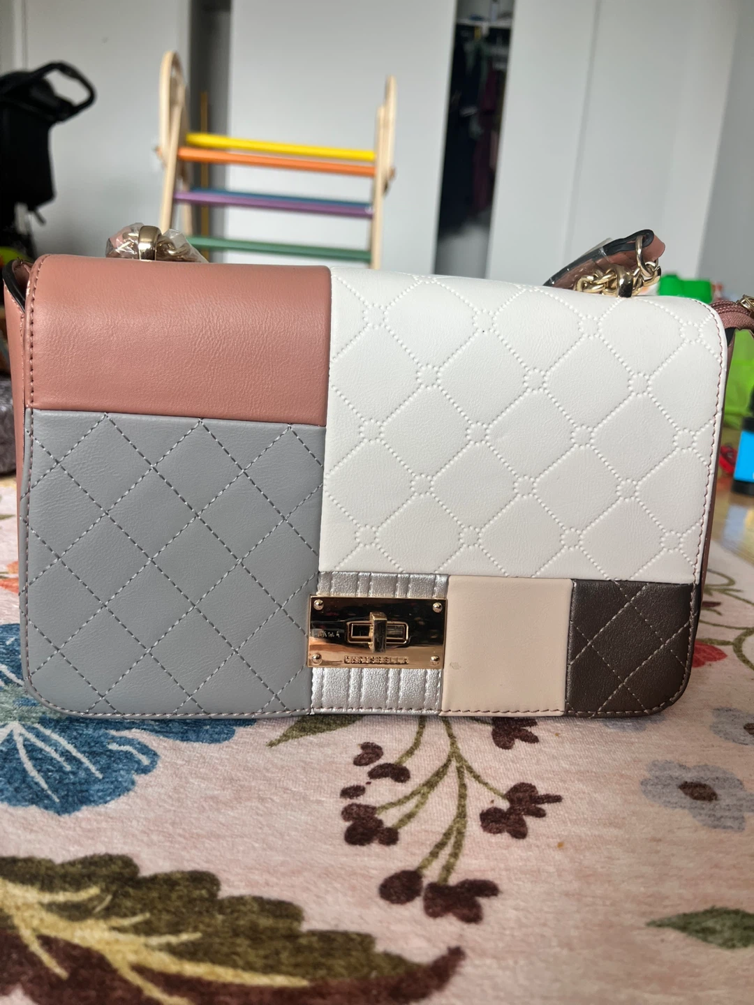 Colour Block Chain Shoulder Bag - photo 2