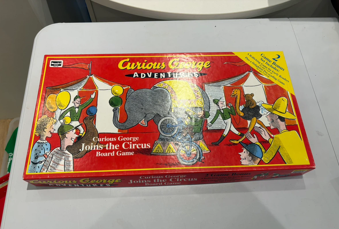 Curious George Joins the Circus Board Game – Briarpatch