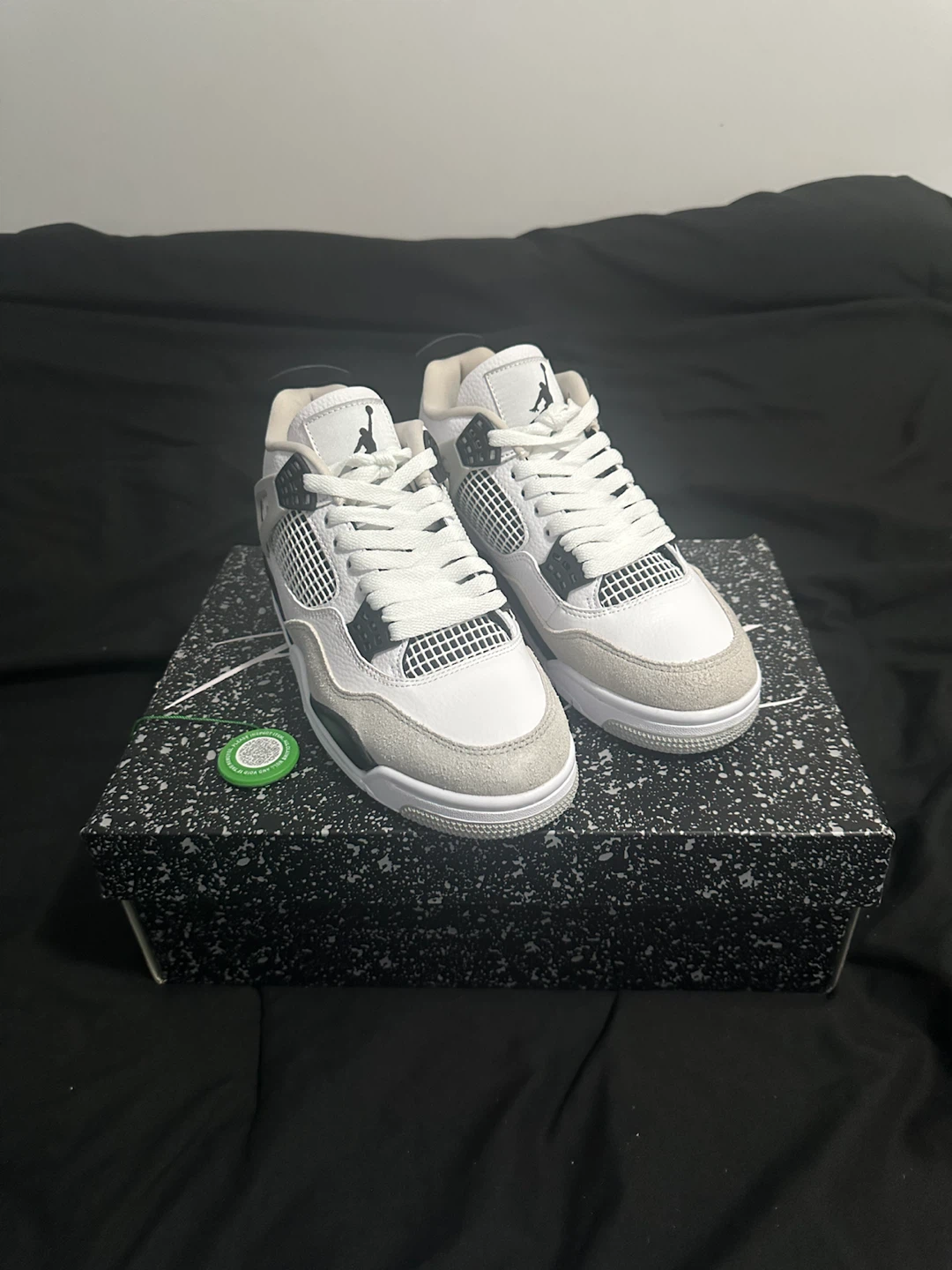 Air Jordan 4 Retro 'White & Black' Men's Shoes