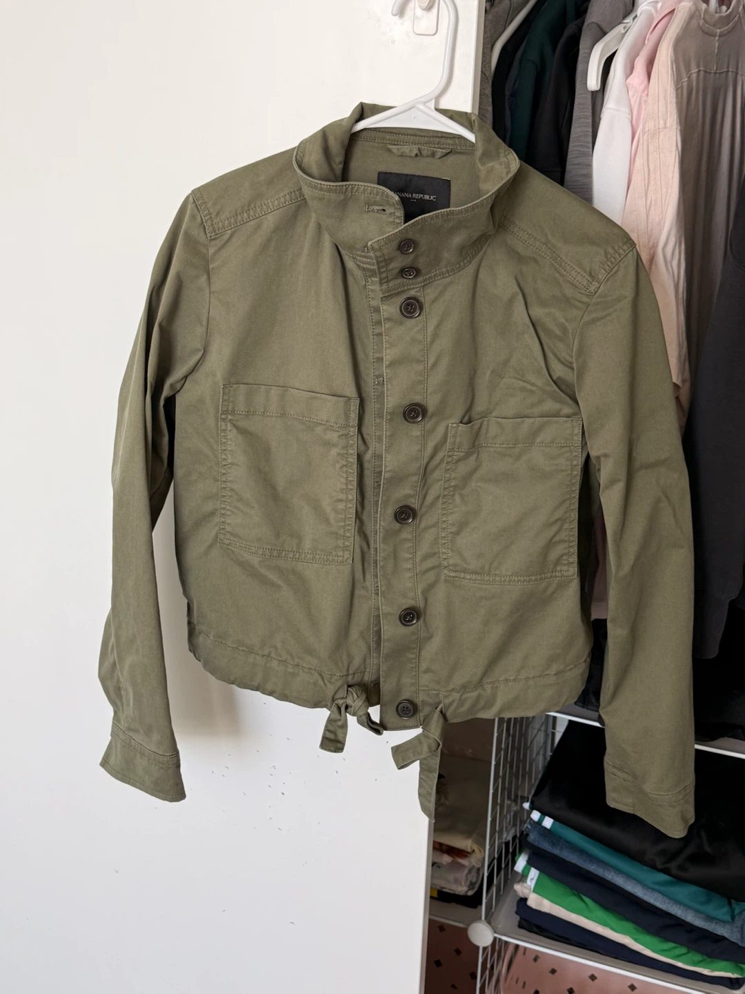 Banana Republic Olive Green Jacket - Size M - photo 4