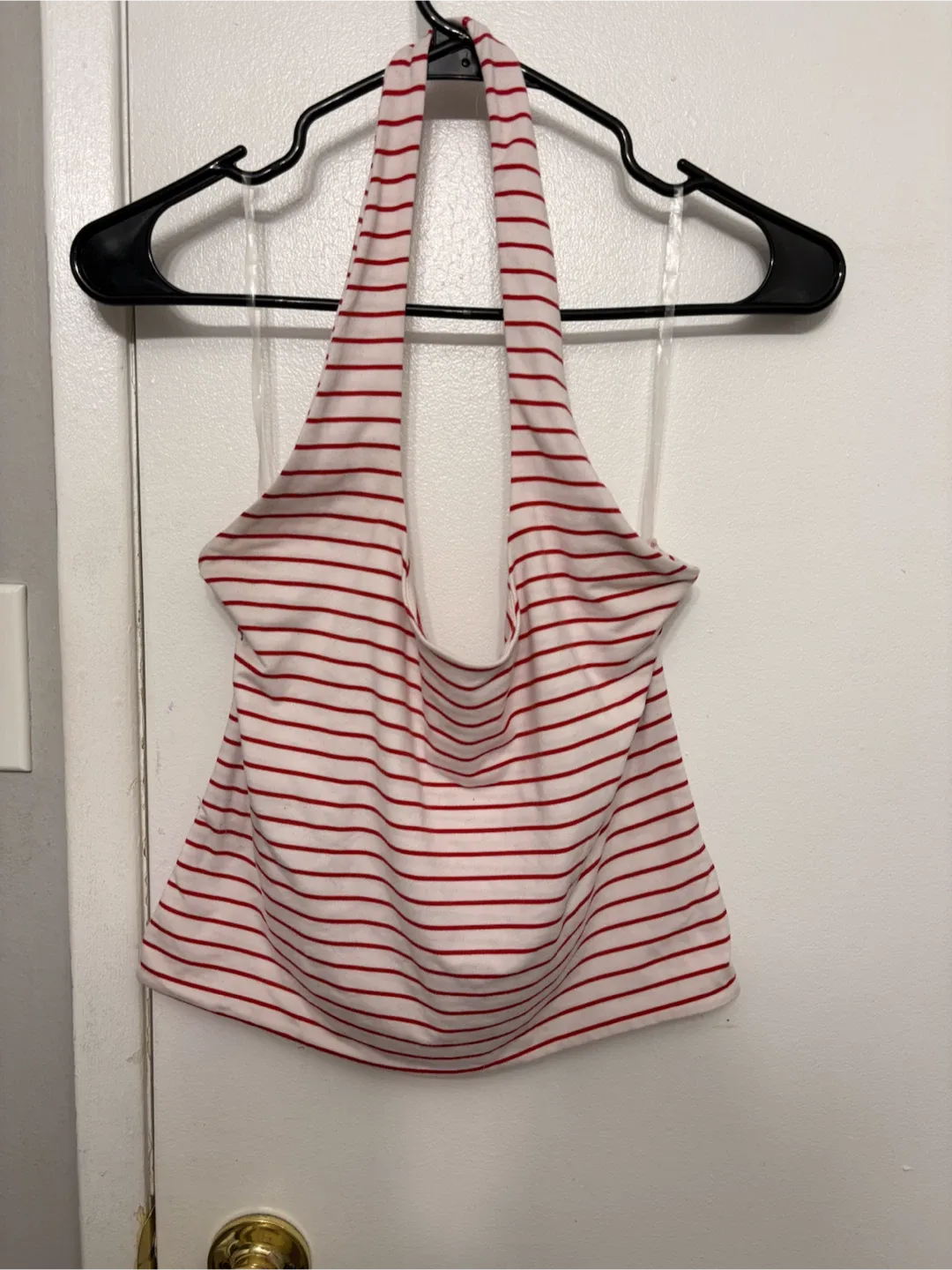 Ardene basics striped halter top