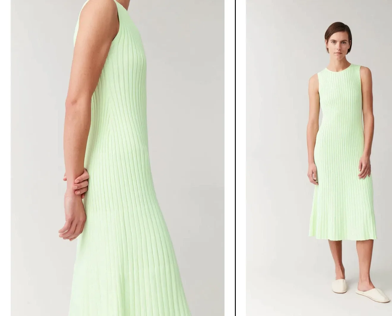 COS Sleeveless Ribbed Midi Dress - photo 5