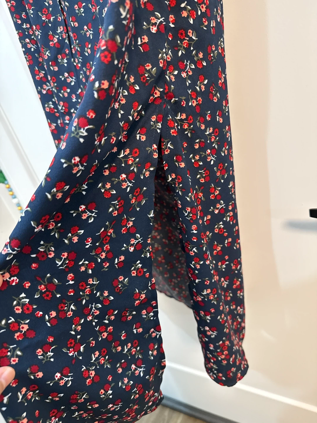 Navy Floral top and skirt matching co-ord - photo 4