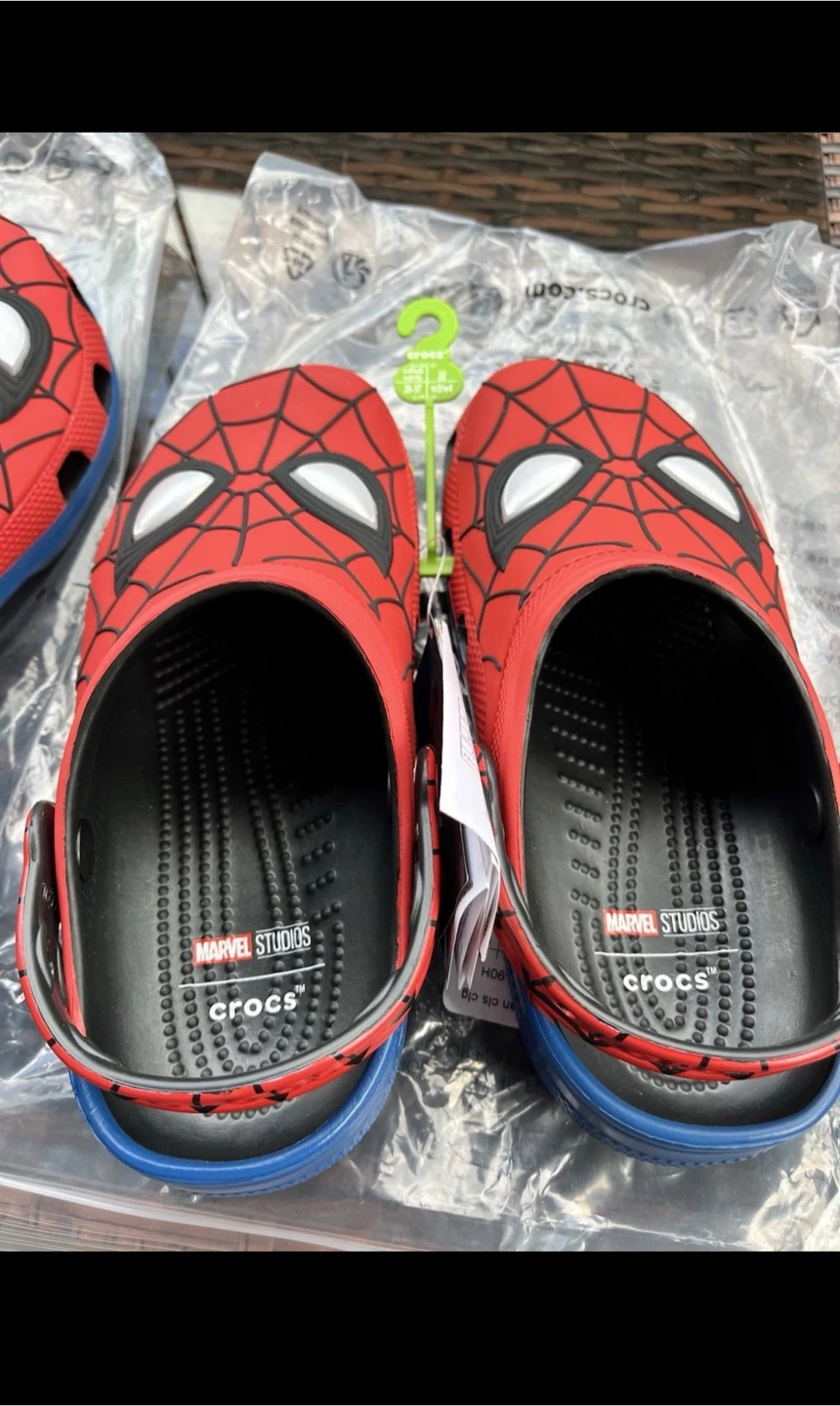 Crocs Spiderman Clog Shoes Men Size 4,5,6,7,8 - photo 2