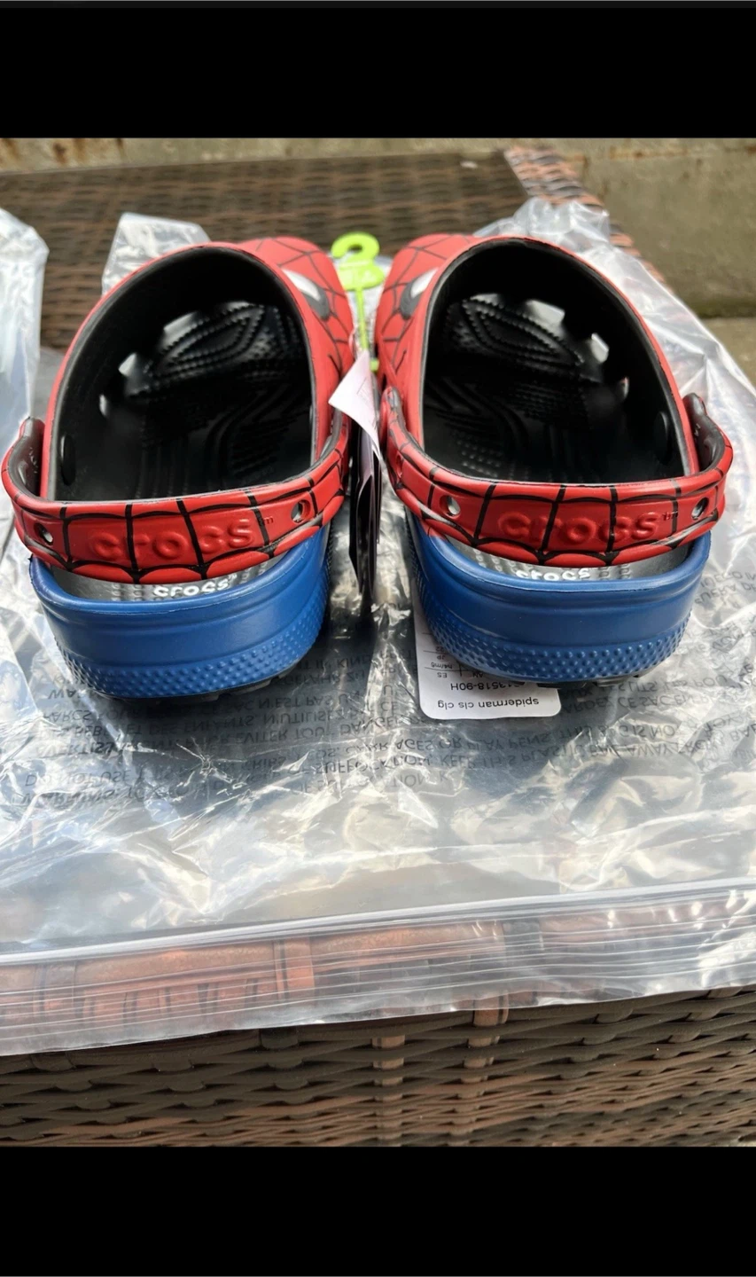 Crocs Spiderman Clog Shoes Men Size 4,5,6,7,8 - photo 3