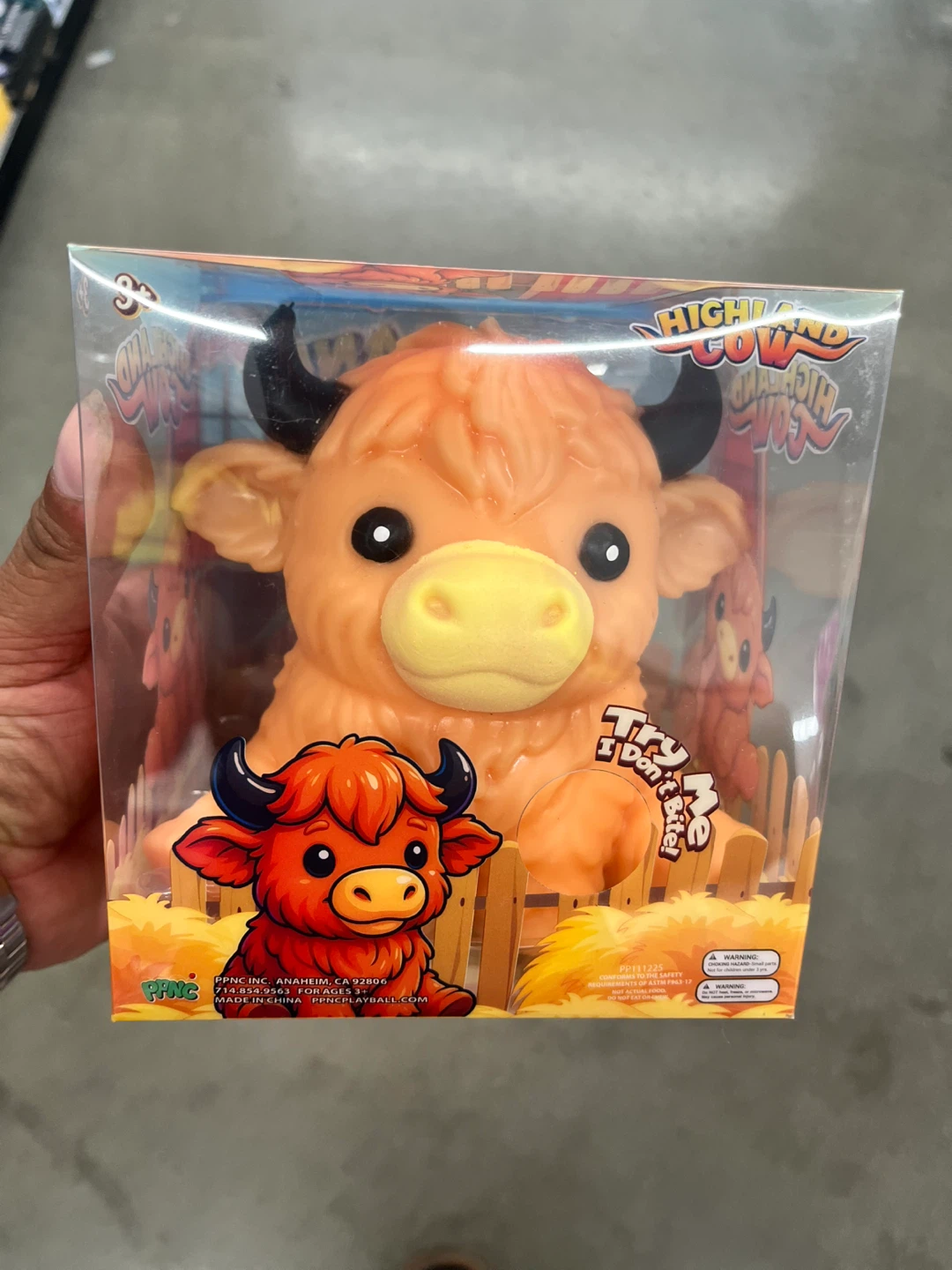 Highland Cow Squishy Toy