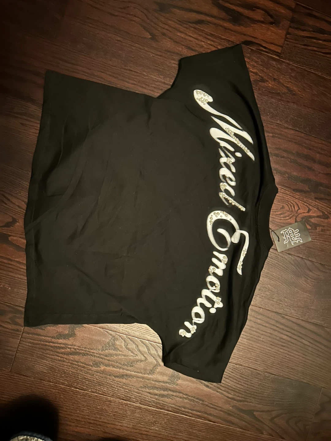 Mixed Emotion Black Graphic T-Shirt - photo 2