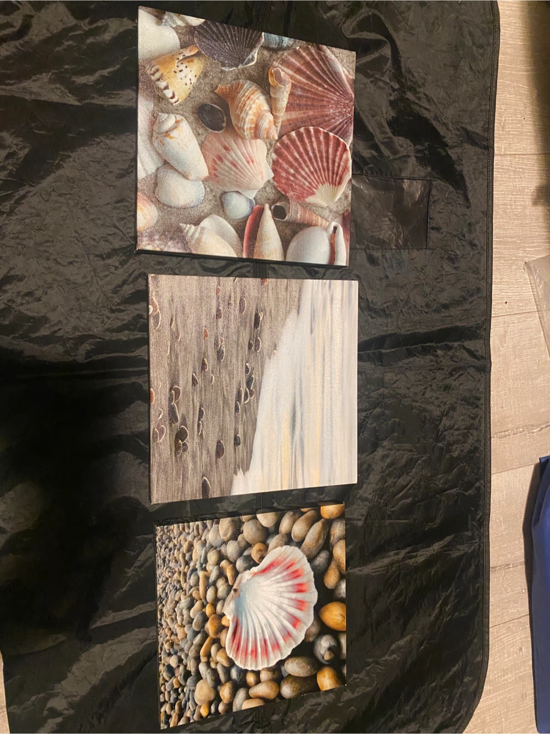 Set of 3 Beach Themed Canvas Wall Art - photo 2