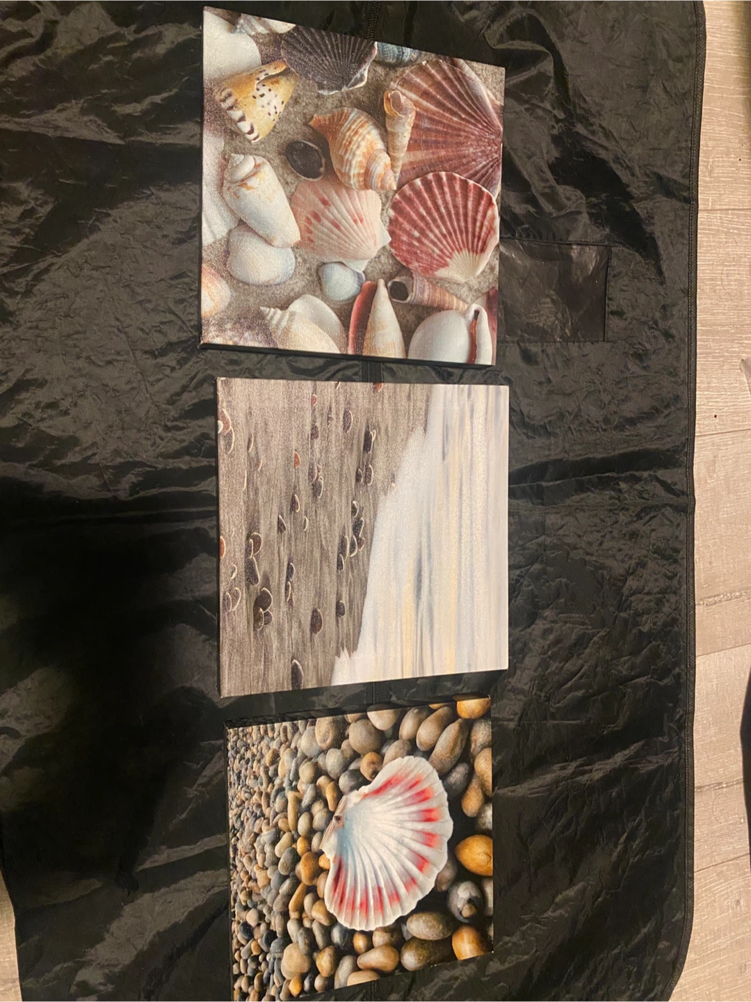 Set of 3 Beach Themed Canvas Wall Art - photo 3