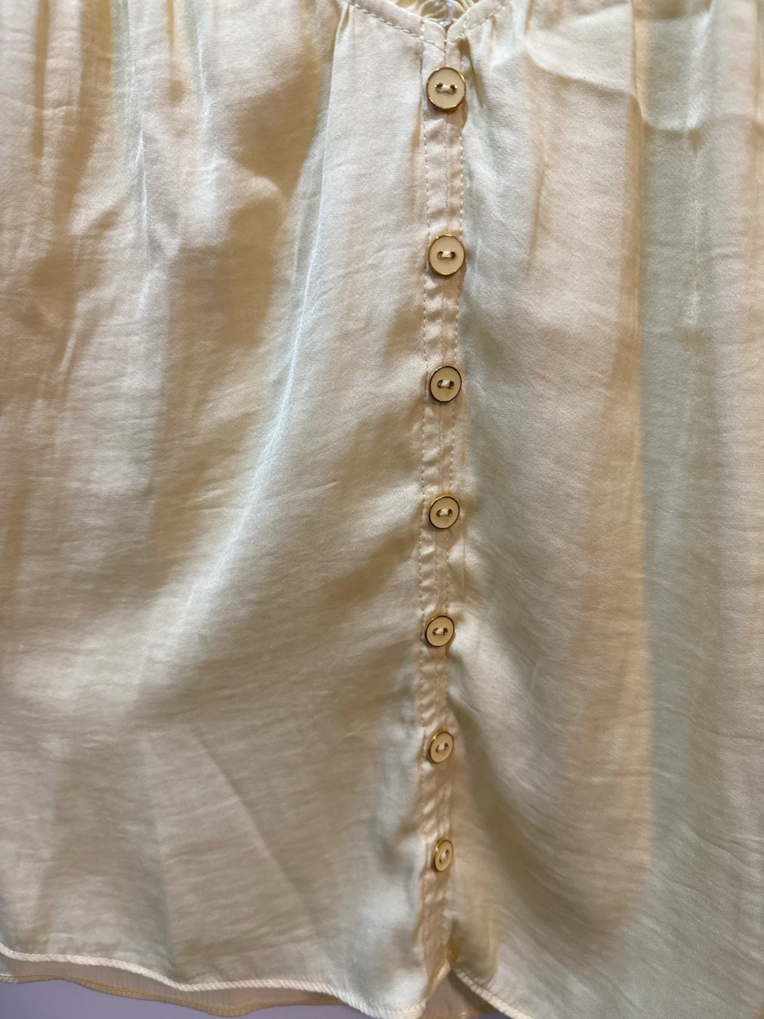 Yellow Blouse with Ruffled Sleeves - photo 3