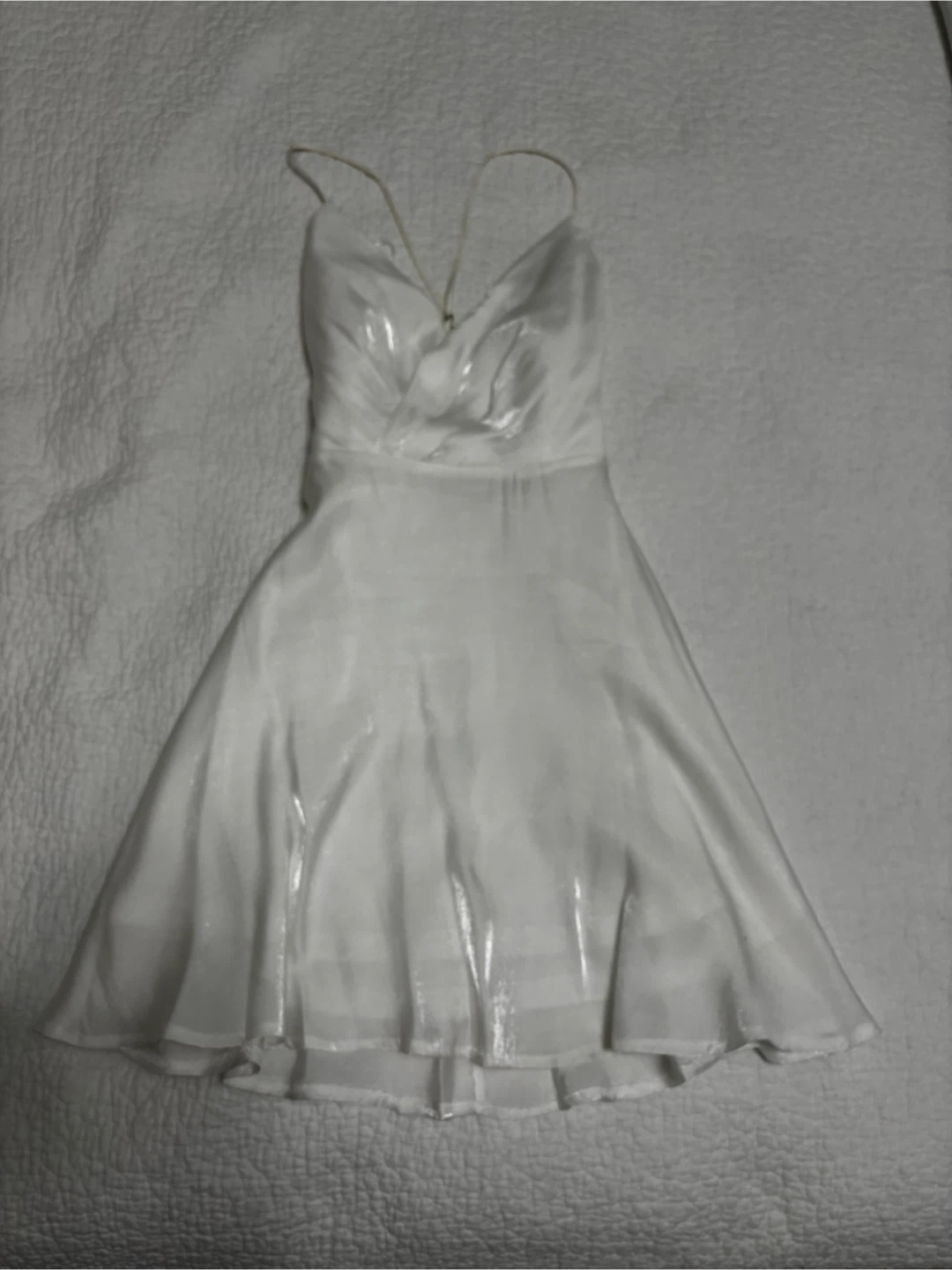 White Strappy Mini Dress