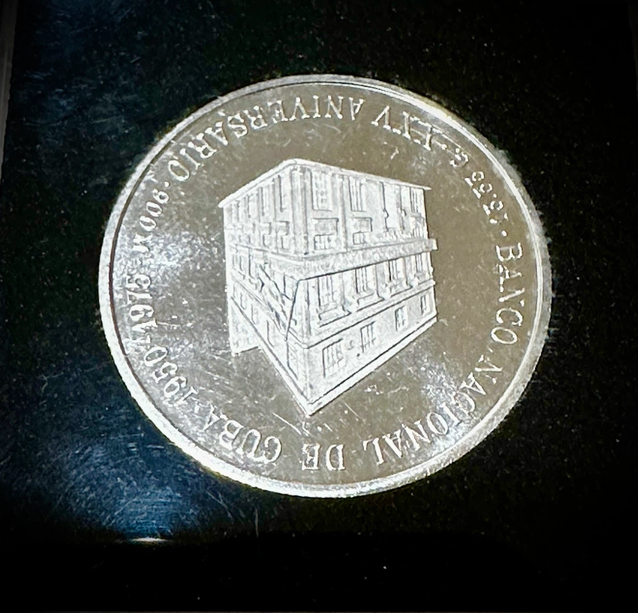 Rare Silver 1975 Cuba Coin - photo 2
