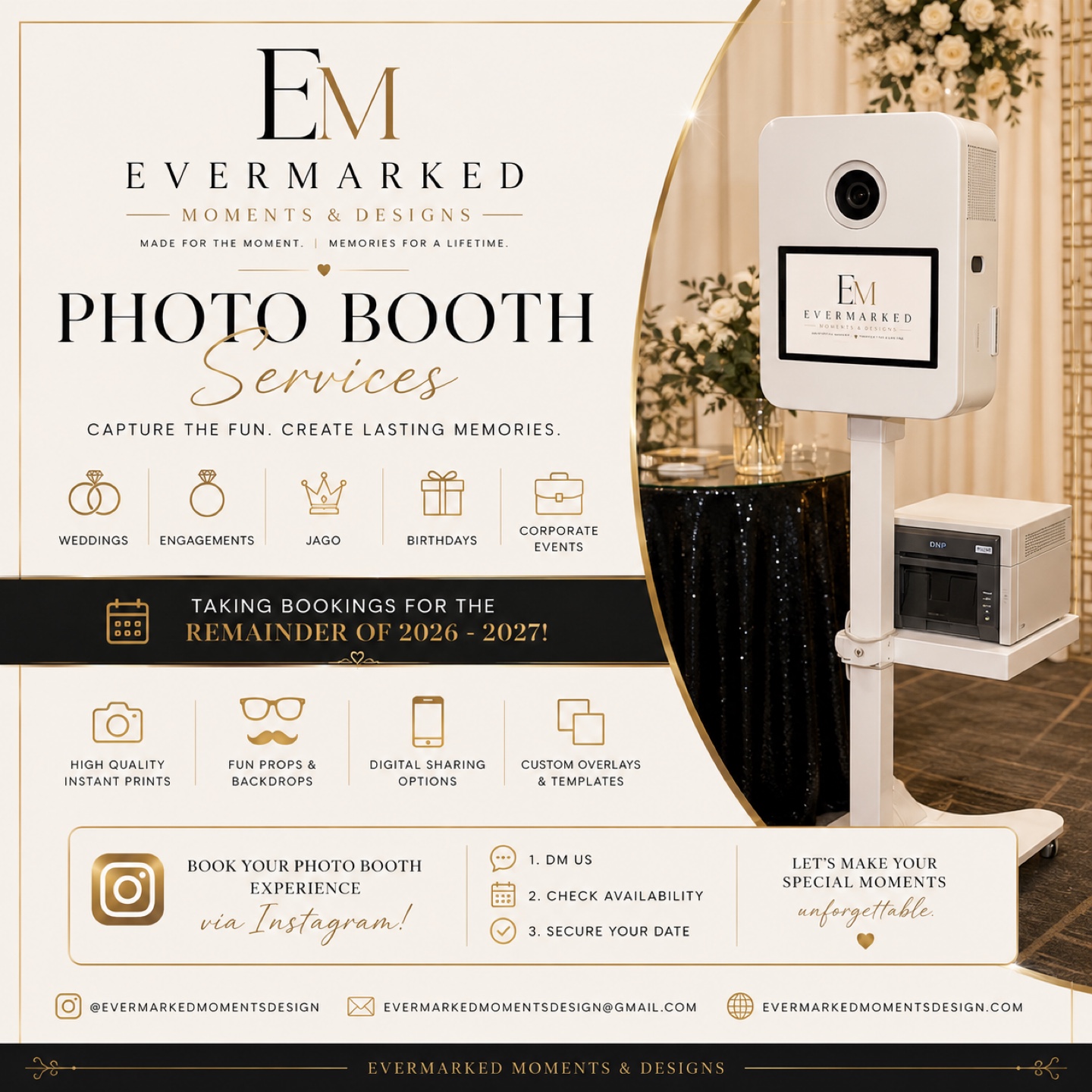 Evermarked Photo Booth Services - Bookings Open!