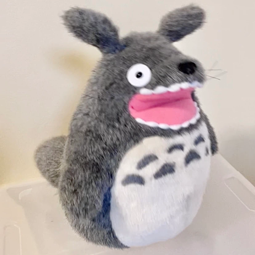 Totoro roaring plush