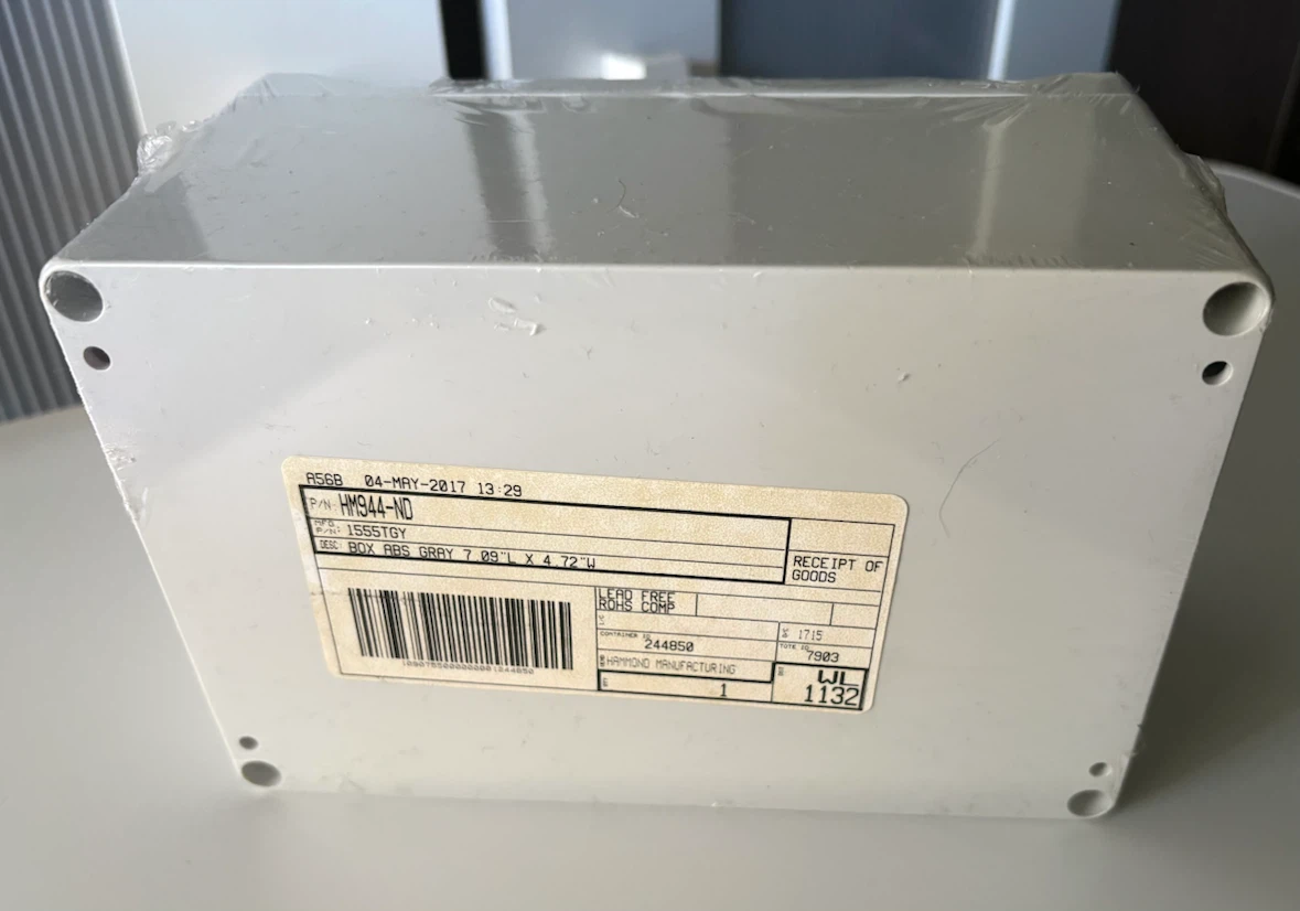 Hammond Manufacturing 1555TGY ABS Enclosure Box - photo 3