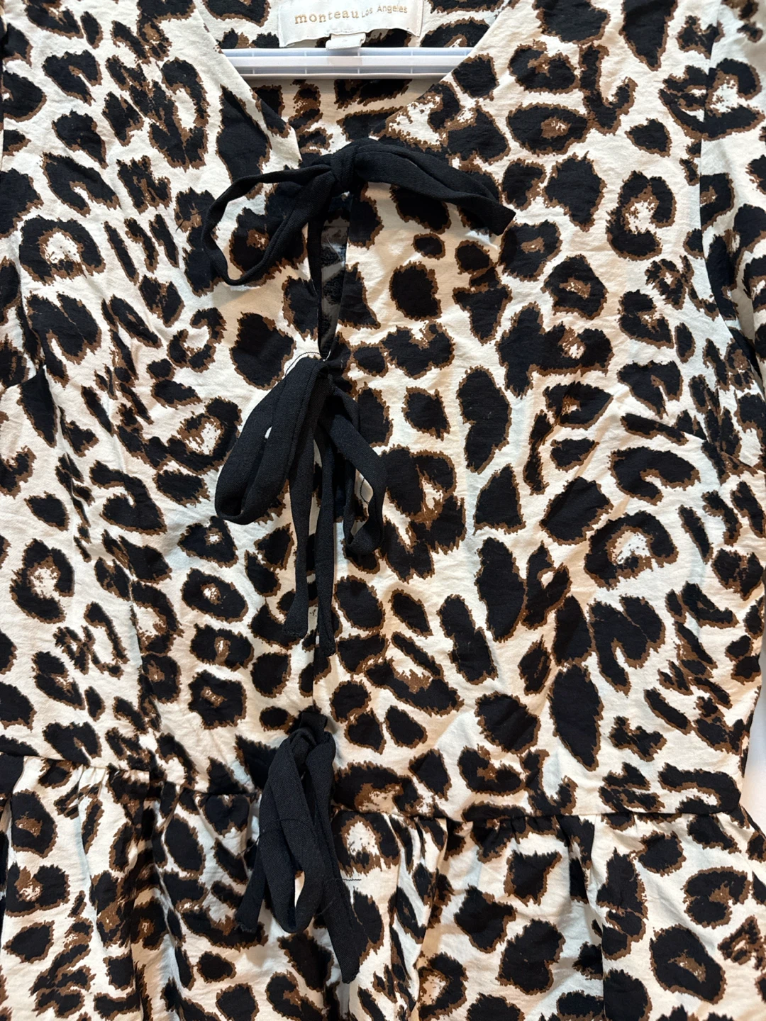 Leopard Print Peplum Blouse - photo 3