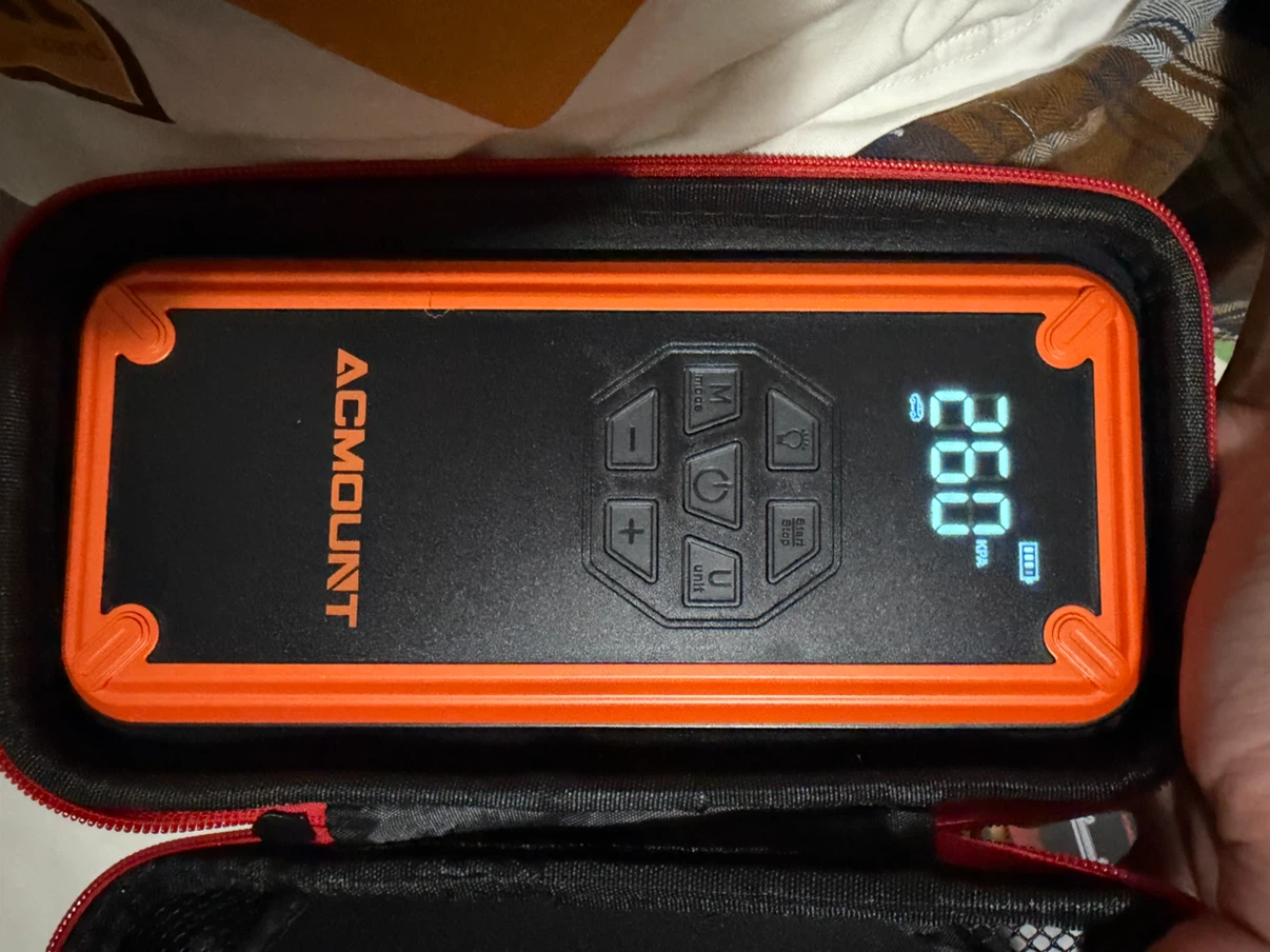 ACMOUNT Car Jump Starter with Air Compressor - photo 2