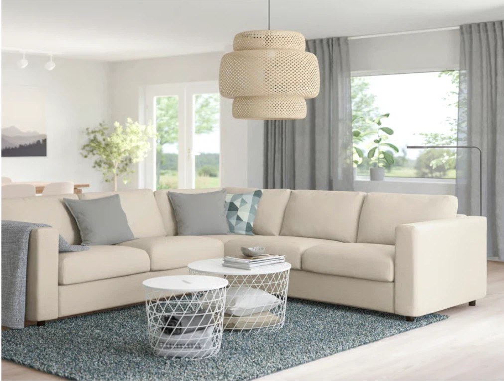 IKEA FINNALA Sectional Sofa - Beige