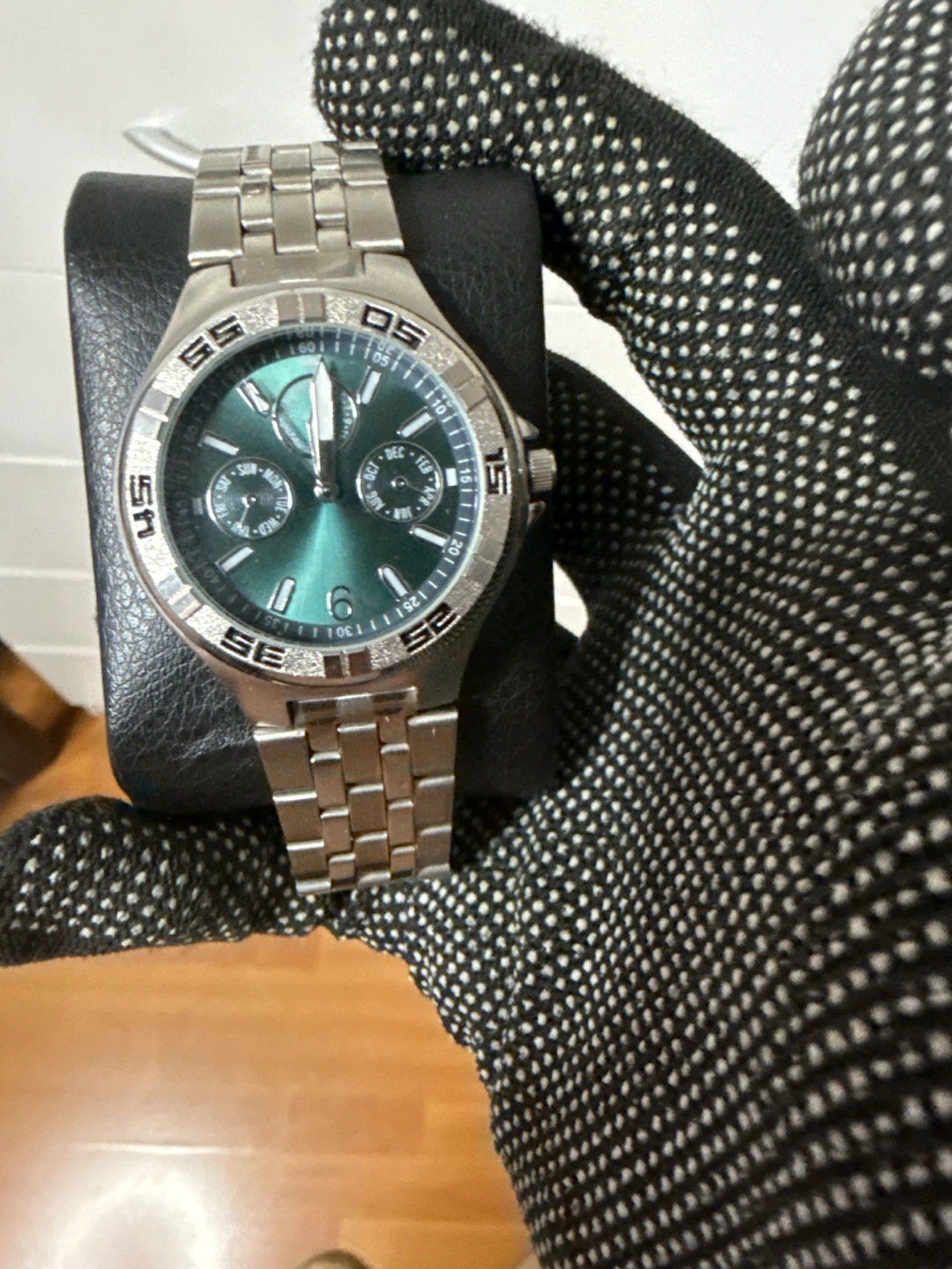 Men's Green Dial Watch