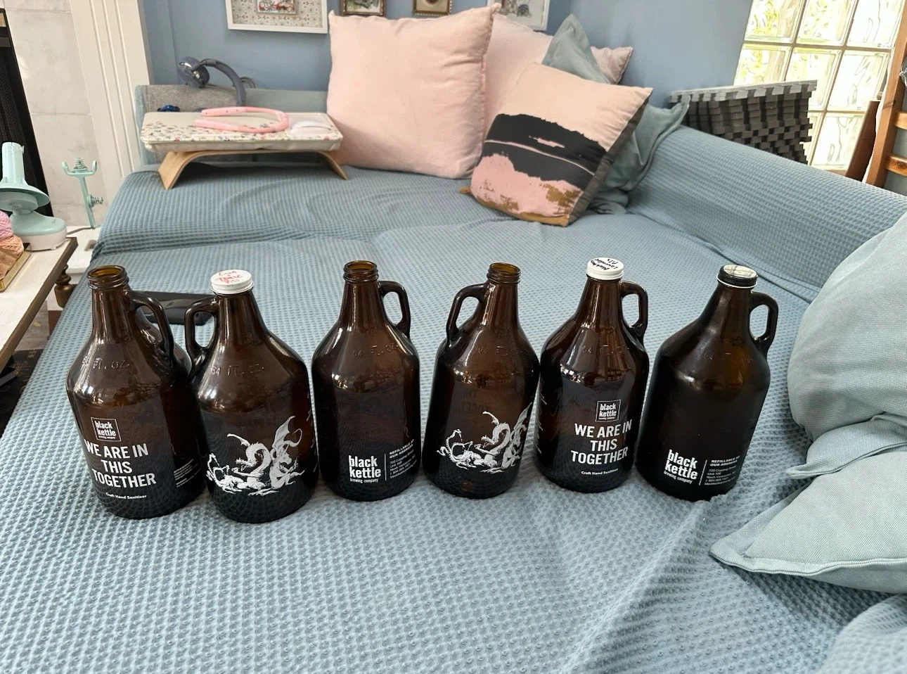 Black Kettle Brewing Company Growlers (Set of 6)