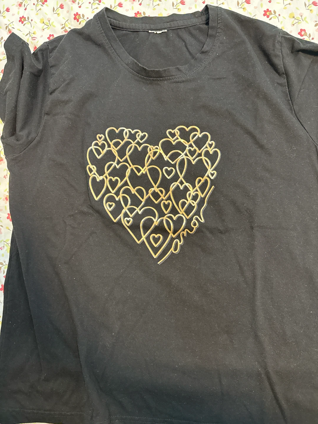 Lot of 3 T-Shirts - Blue, Black Hearts, Striped Levi's - photo 3