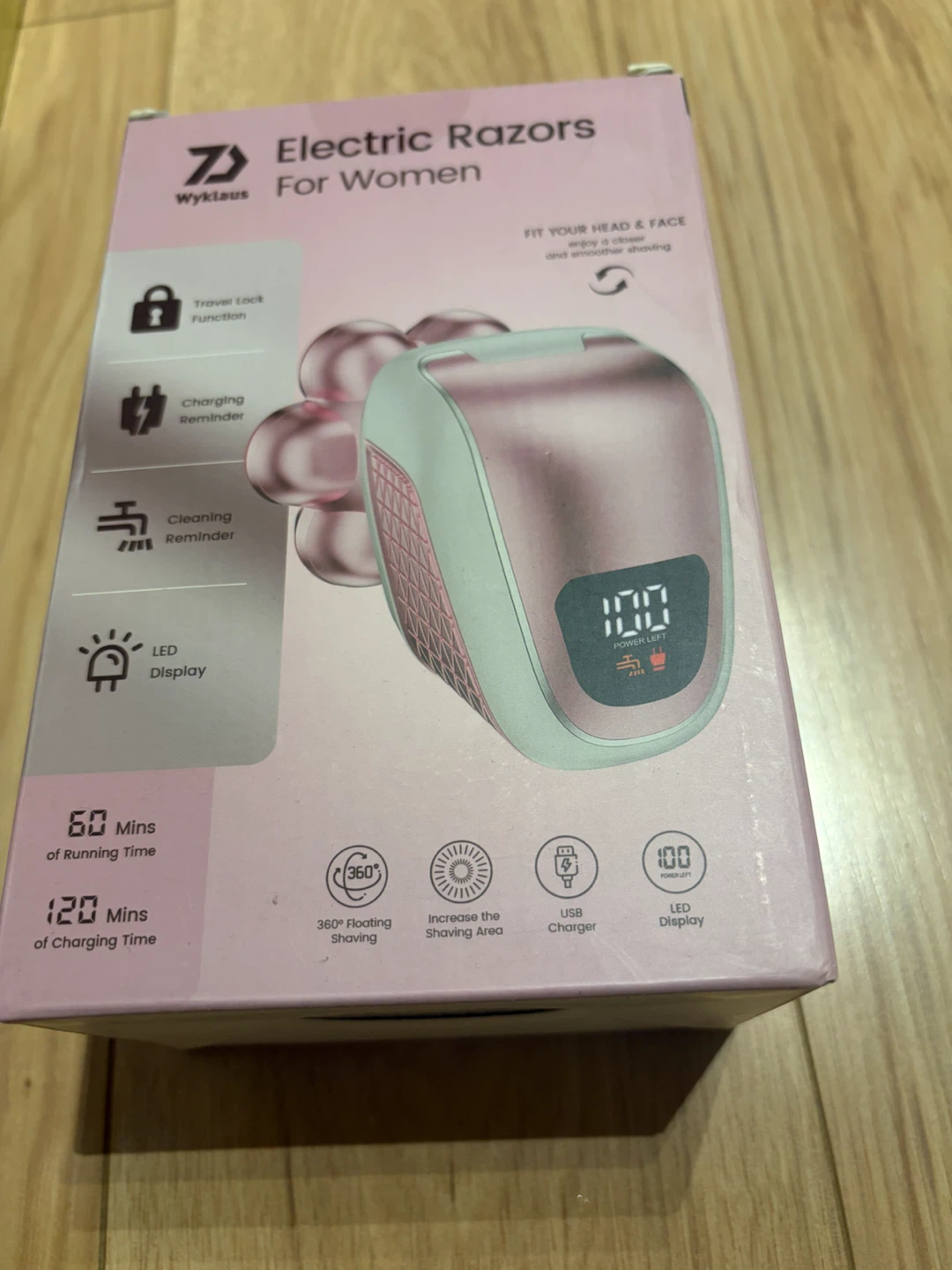 WyklauS Electric Razor for Women